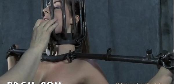  Bounded angel is dripping wet from her sexy torment